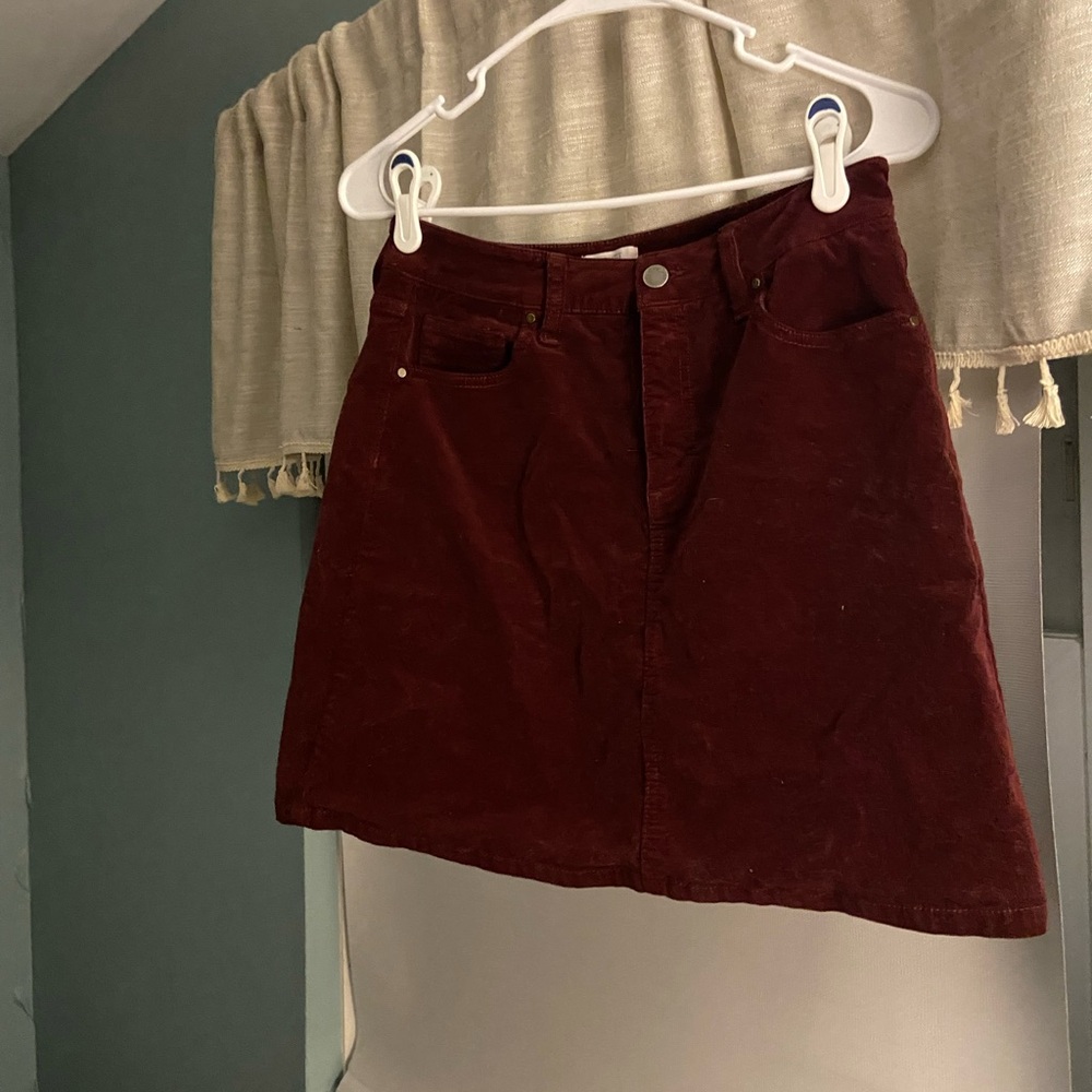 Corduroy Skirt